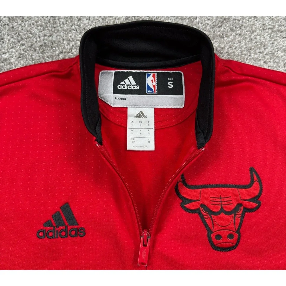 Adidas Chicago Bulls 2015 NBA On Court Warm Up Jacket Mens S Championship